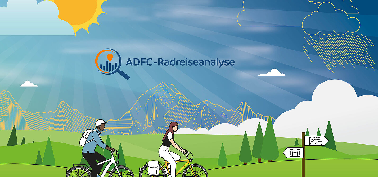 Die Ergebnisse der ADFC-Radreiseanalyse 2025 werden am 4. März auf der ITB präsentiert.